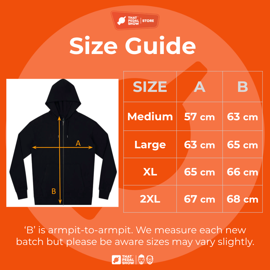 Ten Year Anniversary Zip-Up Hoodie - Vintage Cream on Black