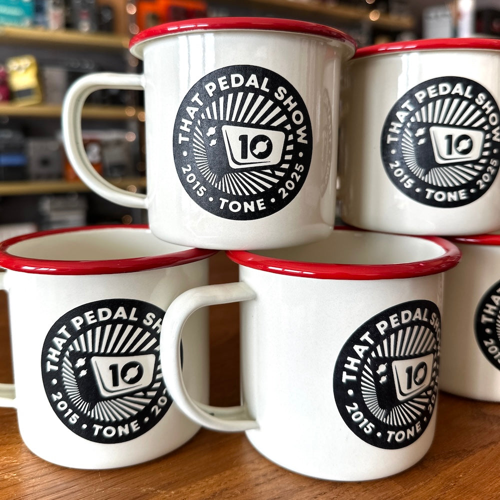 Ten Year Anniversary Enamel Mug