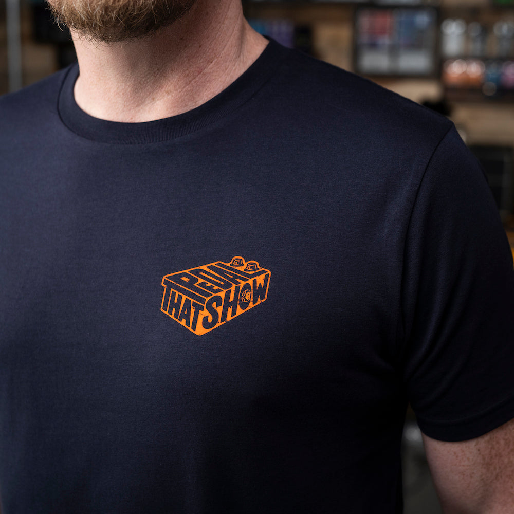 That Pedal Box T-Shirt - Navy/Orange