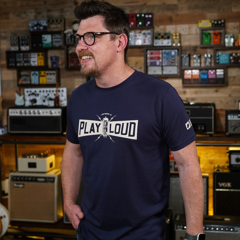Play Loud T-Shirt - Navy/Cream