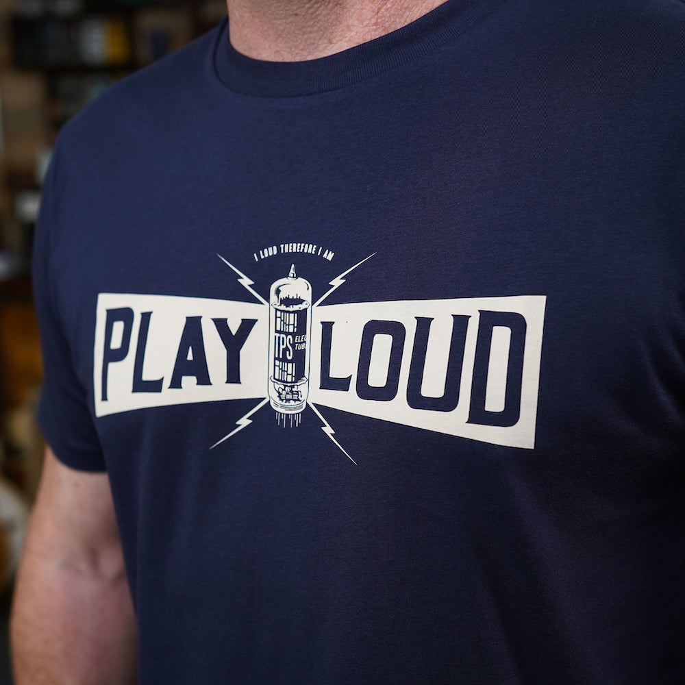 Play Loud T-Shirt - Navy/Cream