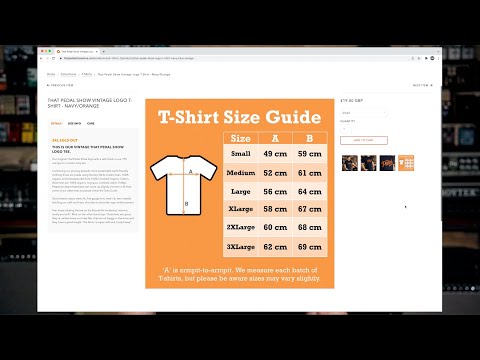 How to measure what size t-shirt you need