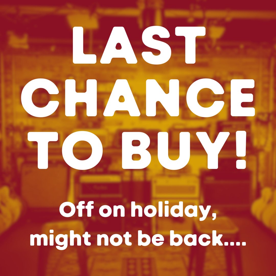 Last Chance to Buy That Pedal Show Store