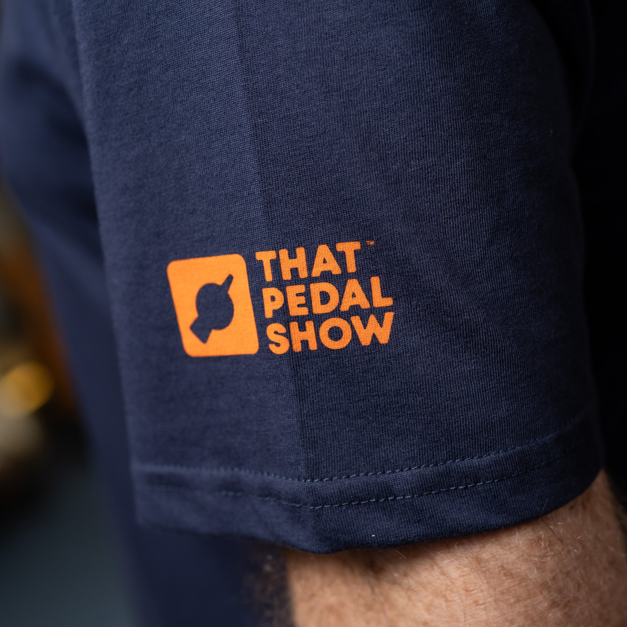 Electron Tube T-Shirt - French Navy/Orange