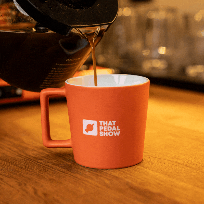 Retro Two-Tone Ceramic Mug