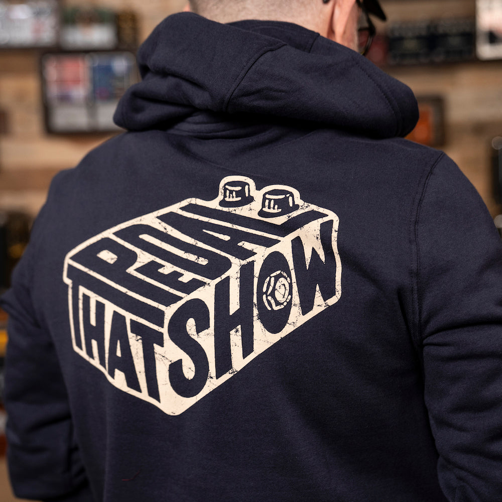That Pedal Box Pullover Hoodie - Navy Blue