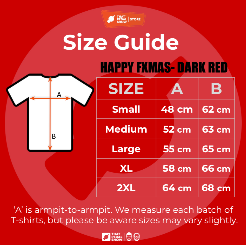 Happy FXMAS T-Shirt 2022 - Dark Red