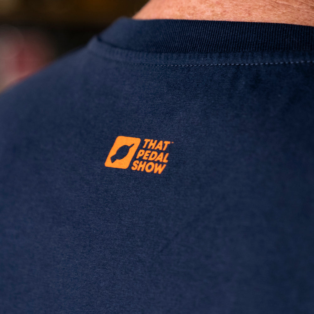 Tee for Two O'clock T-Shirt - Dark Navy / Burnt Orange