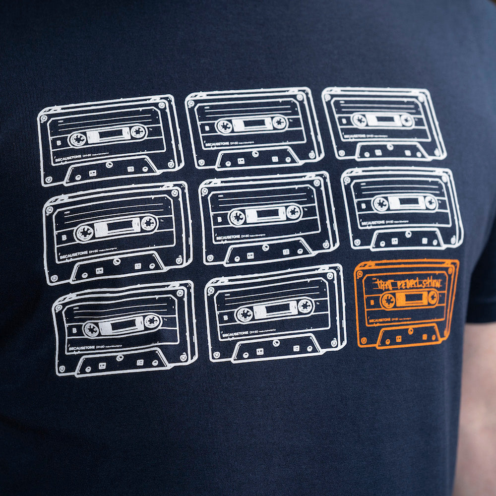 That Pedal Show Mick's Tape T-shirt - Navy Blue