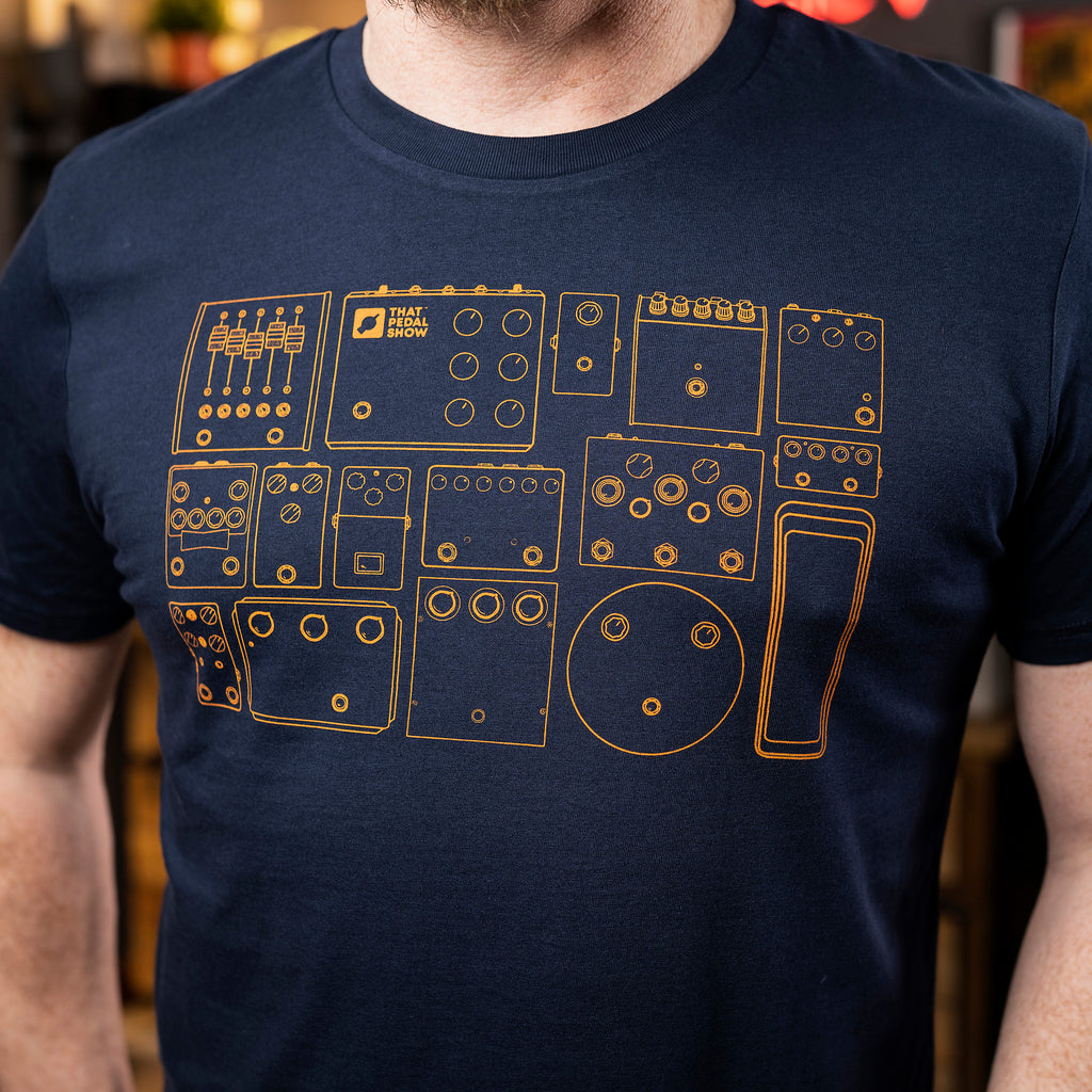 Tee O'Tone T-Shirt - Navy / Burnt Orange