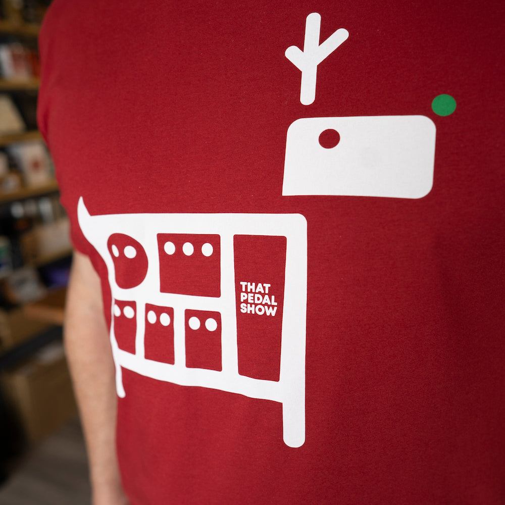 Happy FXMAS T-Shirt - Dark Red