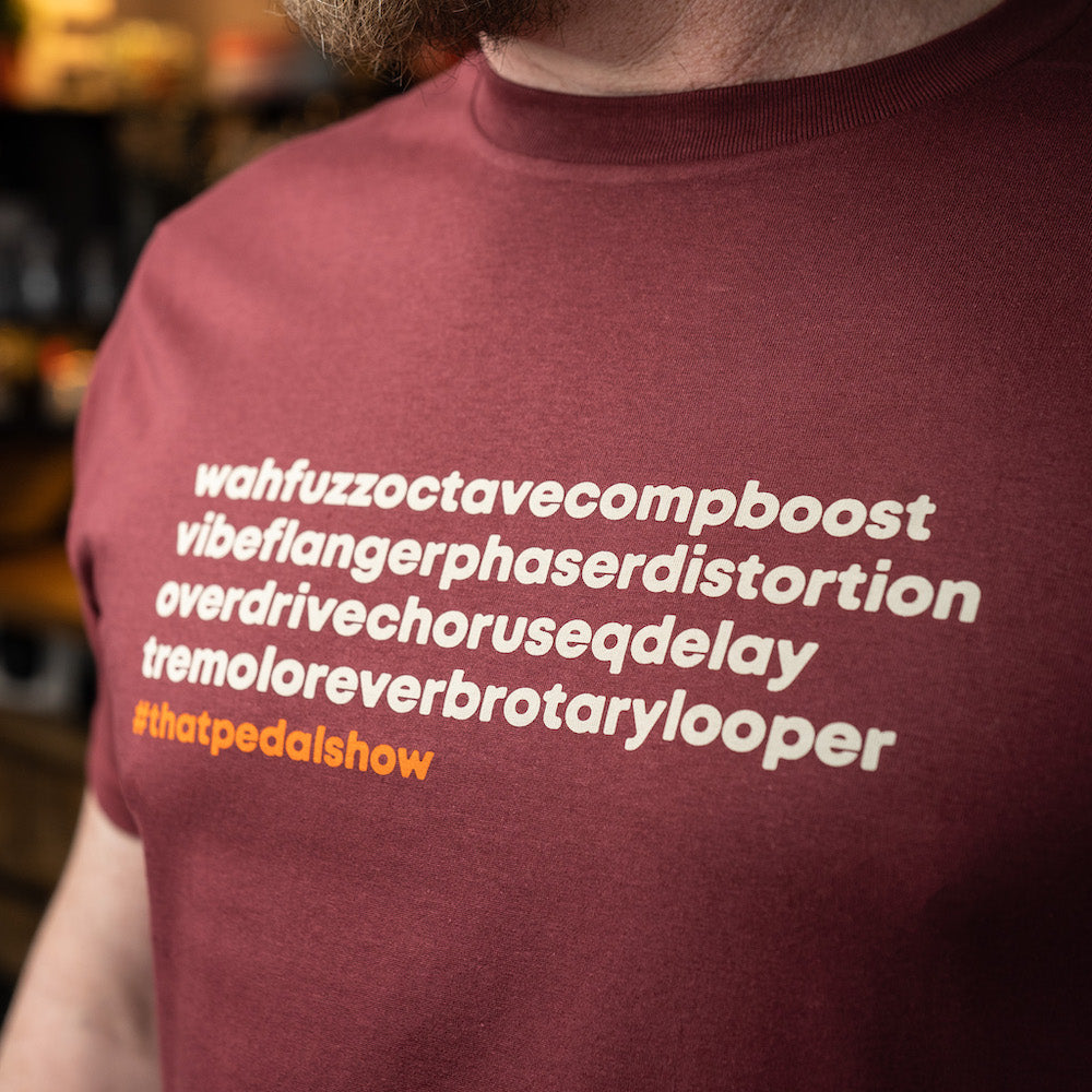 'StompioContinua' Reloaded T-Shirt - Burgundy