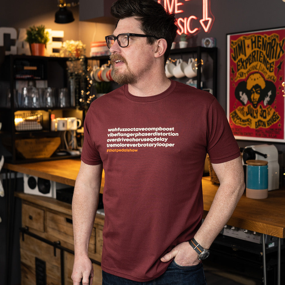 'StompioContinua' Reloaded T-Shirt - Burgundy