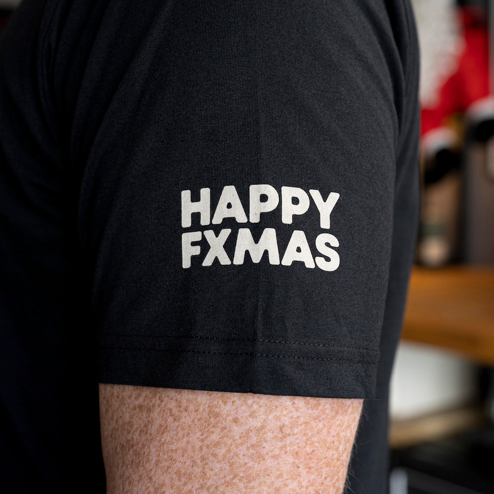 Happy FXMAS T-Shirt 2022 - Black