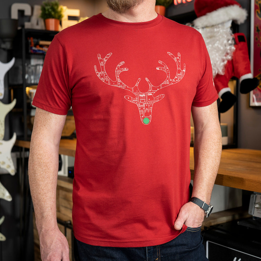 Happy FXMAS T-Shirt 2022 - Dark Red